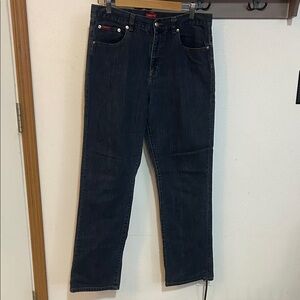 Chaps Dark Blue Straight Jeans size 12